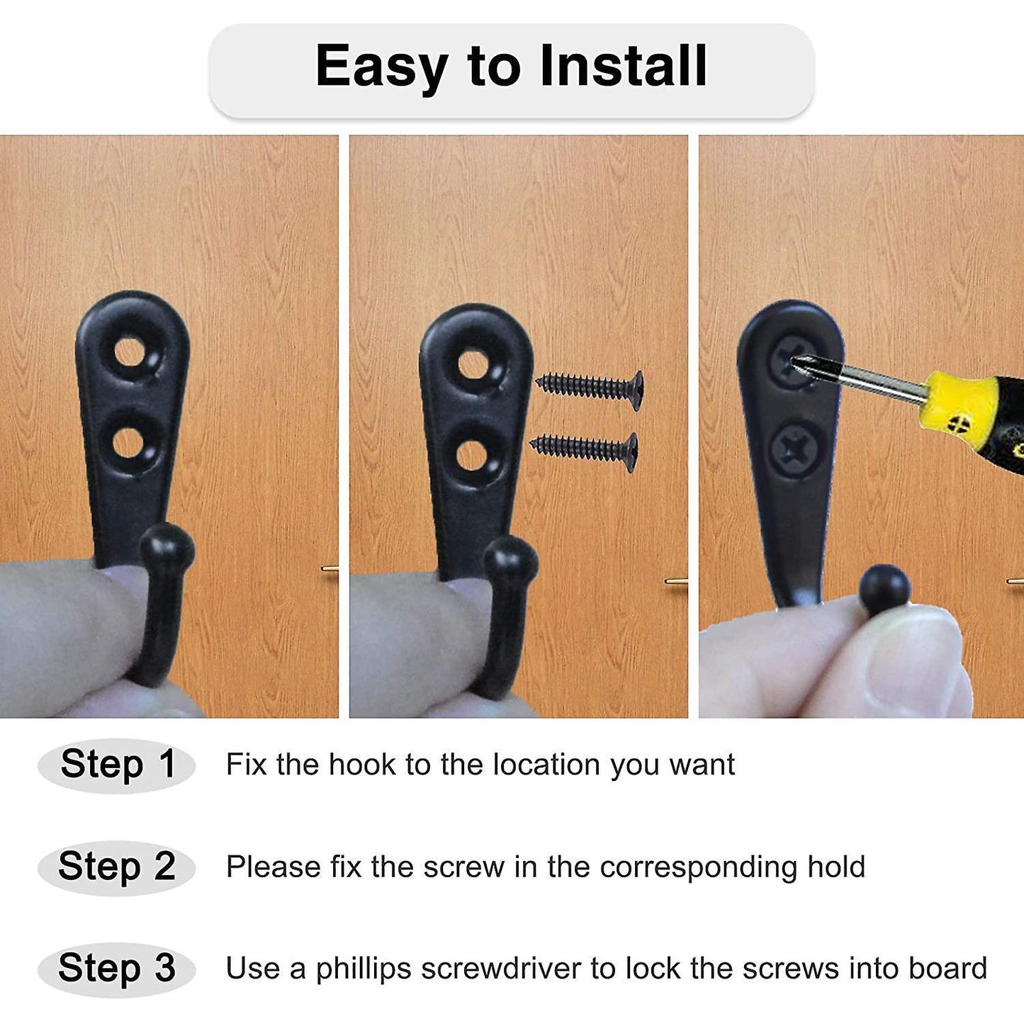 14 Pcs Wall Mounted Hooks for Hanging Towel Key Cup Single Bedroom