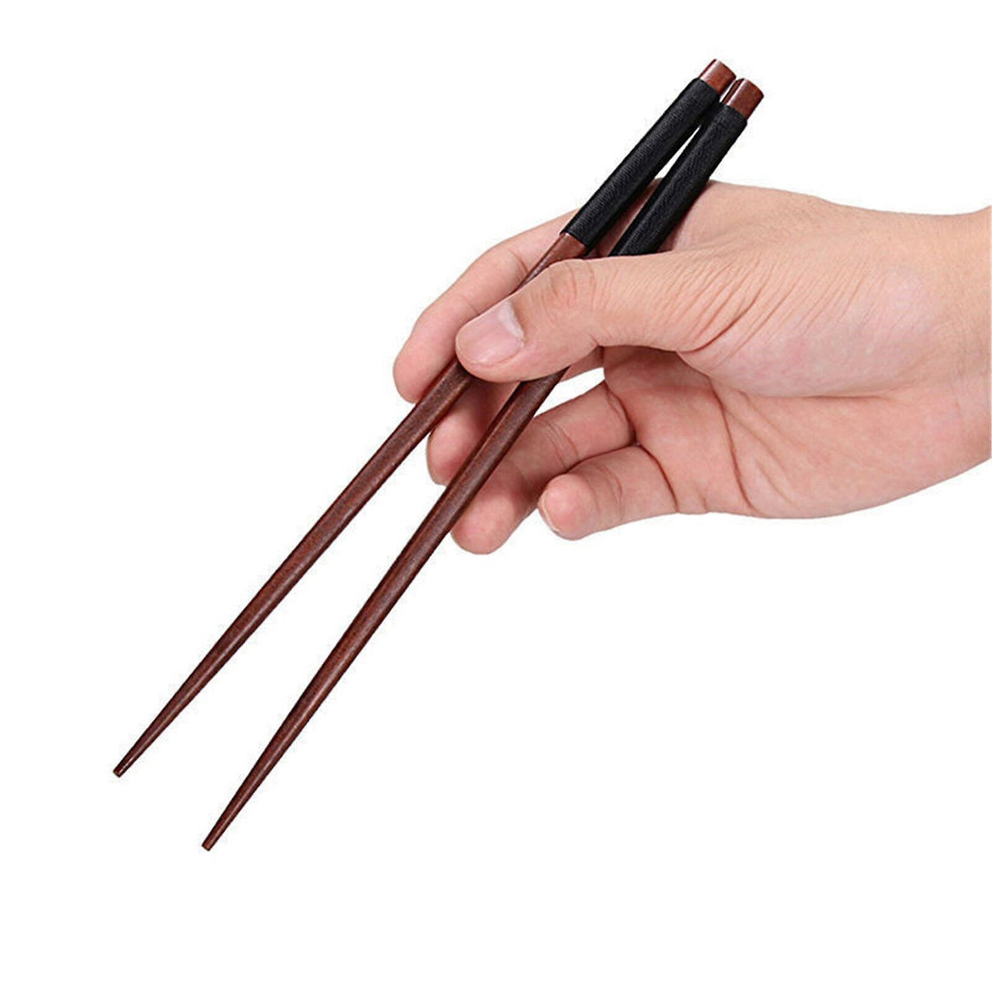 6 Pairs Wooden Chopsticks Classic Japanese Natural Food Wood Gift Set