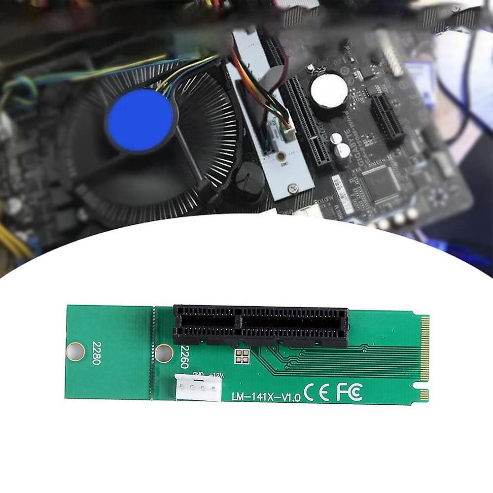 Slot Riser Card Adapter Male to Female Pcie Multiplier