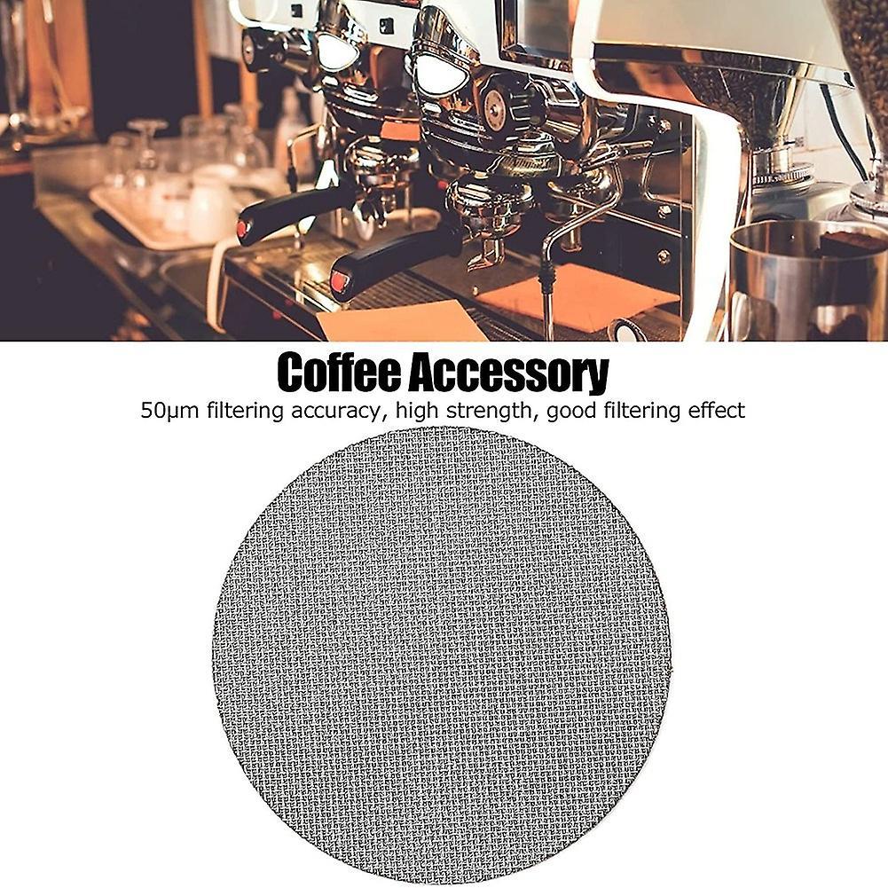 Coffee Filter Mesh, Reusable Coffee Puck Screen 53.5mm