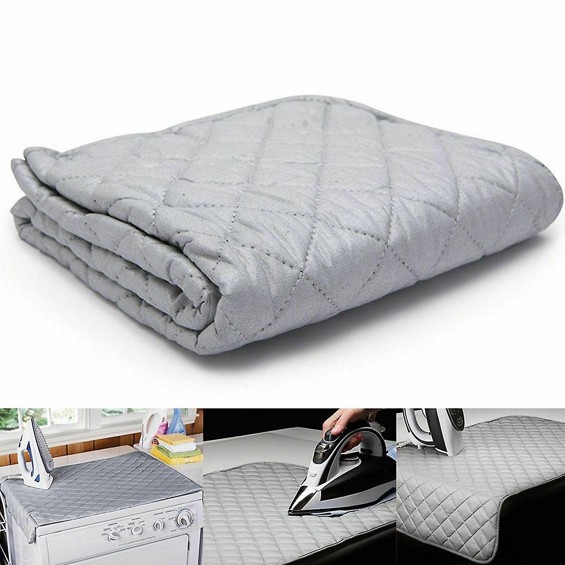 Table Top Ironing Mat Laundry Pod Washer Dryer Cover Board Heat
