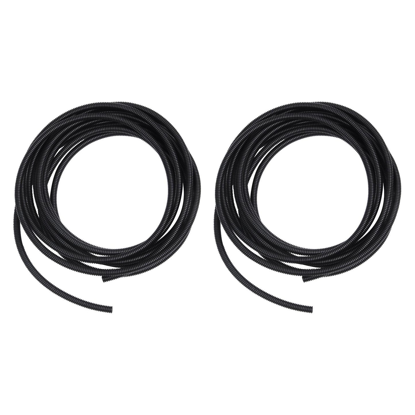 8mm Flexible Pvc Corrugated Gas Tubing Pond Conduit Tube 7m Black