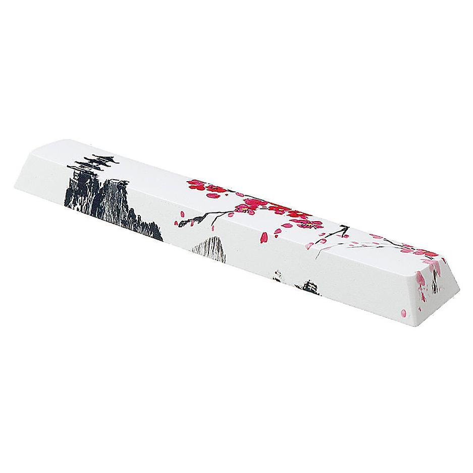 Five-sided Dyesub 6.25u Novelty Keycap Pbt Pagoda Plum Blossom Space