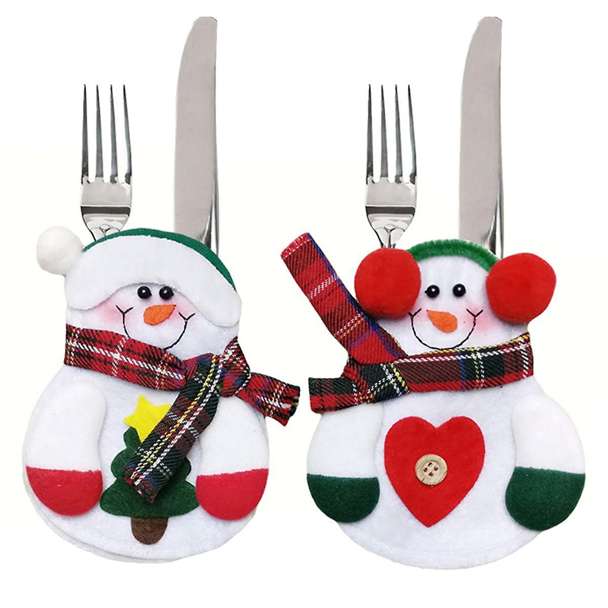 8 Pieces Of Tableware Storage Bag Party Gifts Christmas Decorations