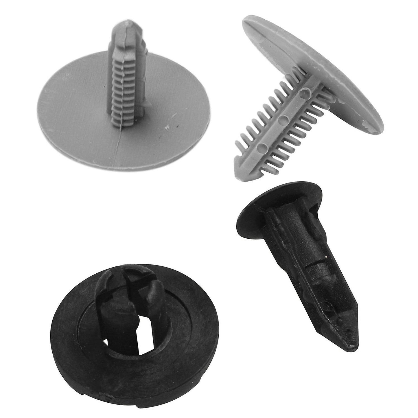 20 Uds Remaches De Plastico Para Clip Tornillo Sujetador Tipo,negro