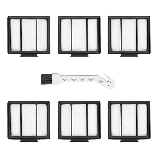 6pcs Replacement Hepa Filter for Shark Ion Robot S87 R85 Rv850
