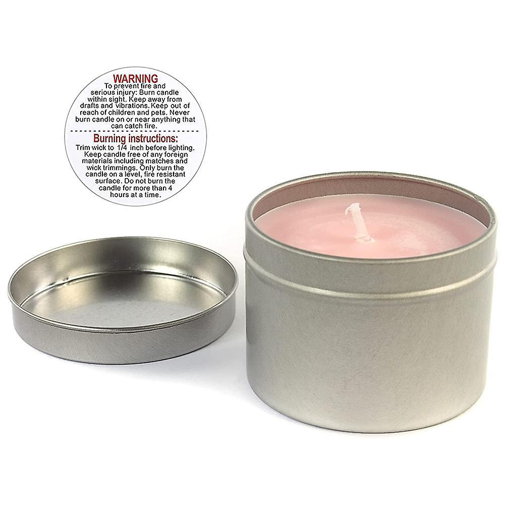 1000 Pcs Candle Warning Labels 1.5 Inch Waterproof Candle Safety