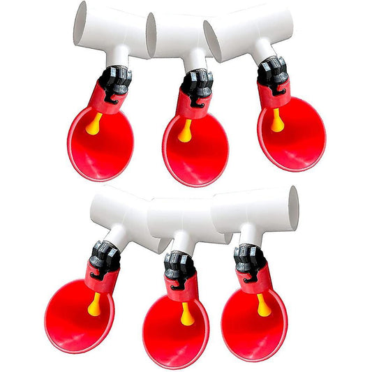 Chicken Waterer Cups, Chicken Waterer for Chicken Ducks Quail 6pcs