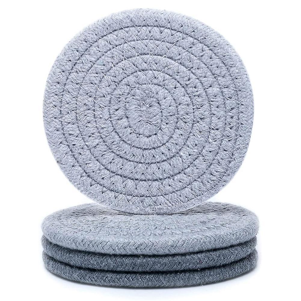 Drink Coaster Absorbent Woven Coaster Set Hand Woven Drink Coaster,c