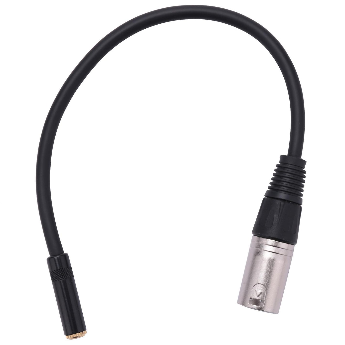 0.3m Wire 3 Pin Xlr Male to 3.5mm Female Connector Microphone Adapter