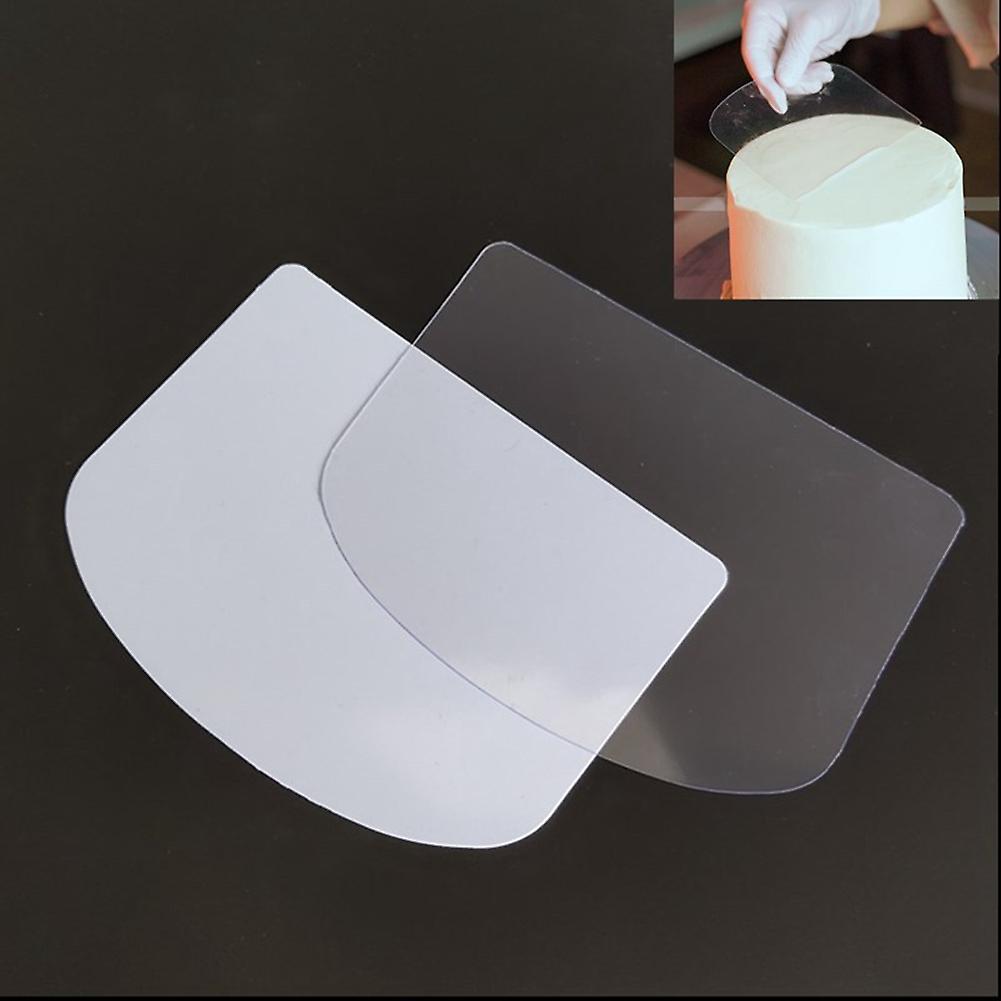 13 Pcs Transparent Cake Cream Scraper Flexible Icing Spatula Baking
