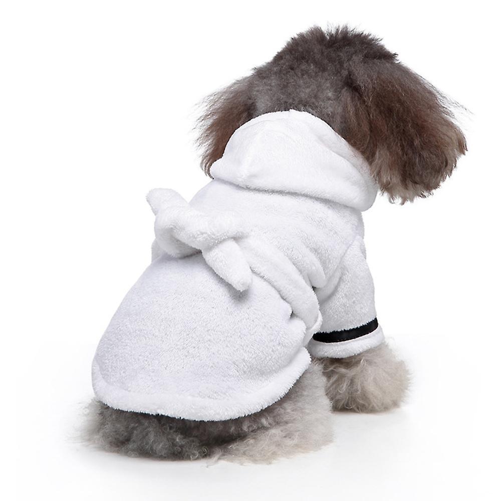 Dog Bathrob Pet Bath Drying Towel Clothes for Puppy Dogs Cats Pet -s