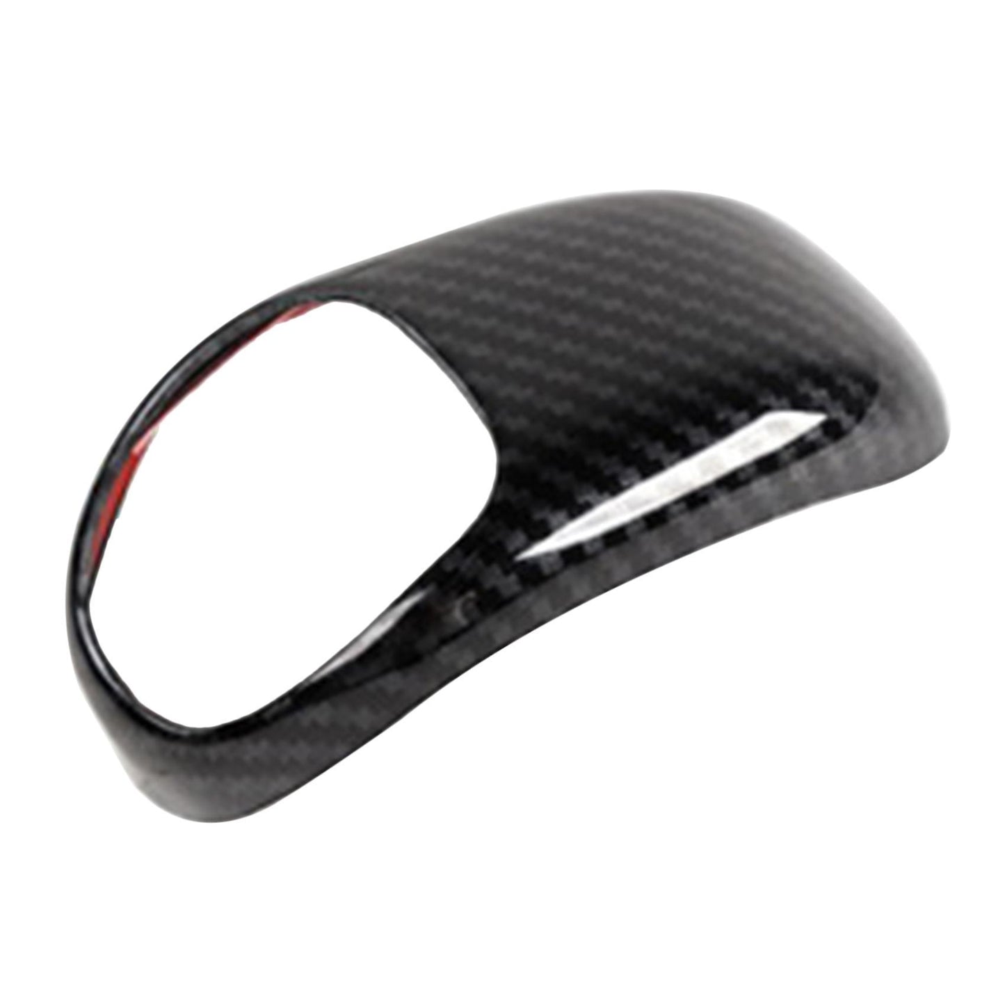 Carbon Fiber Gear Shift Knob Shifter Lever Cover Trim Decoration