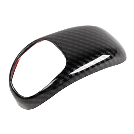Carbon Fiber Gear Shift Knob Shifter Lever Cover Trim Decoration