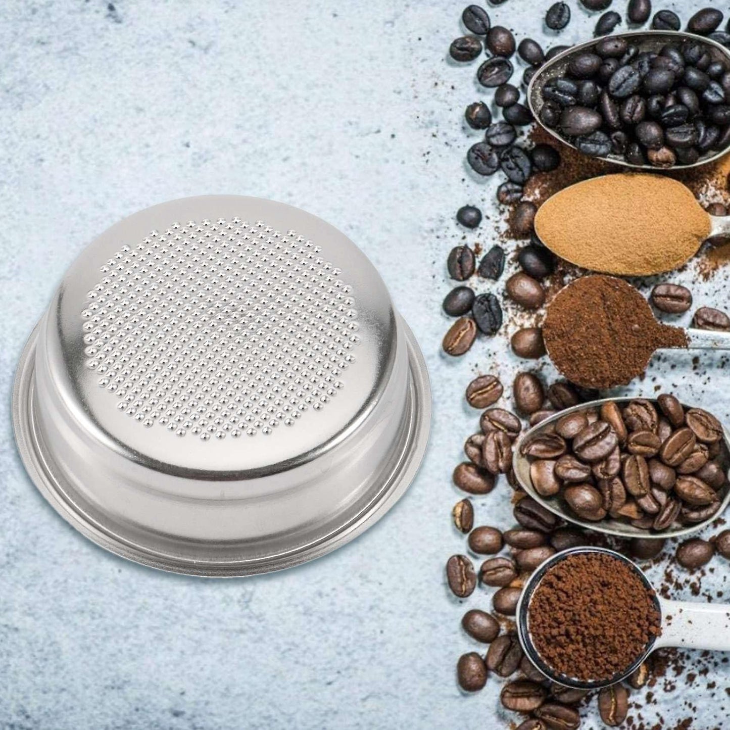 51mm Stainless Steel Coffee Filter Coffee Machine Accessory A