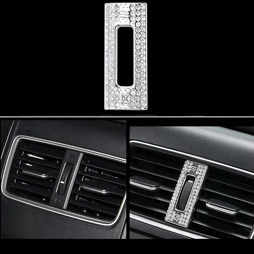 Bling Rear Exhaust Port Switch Air Outlet Cover Trim