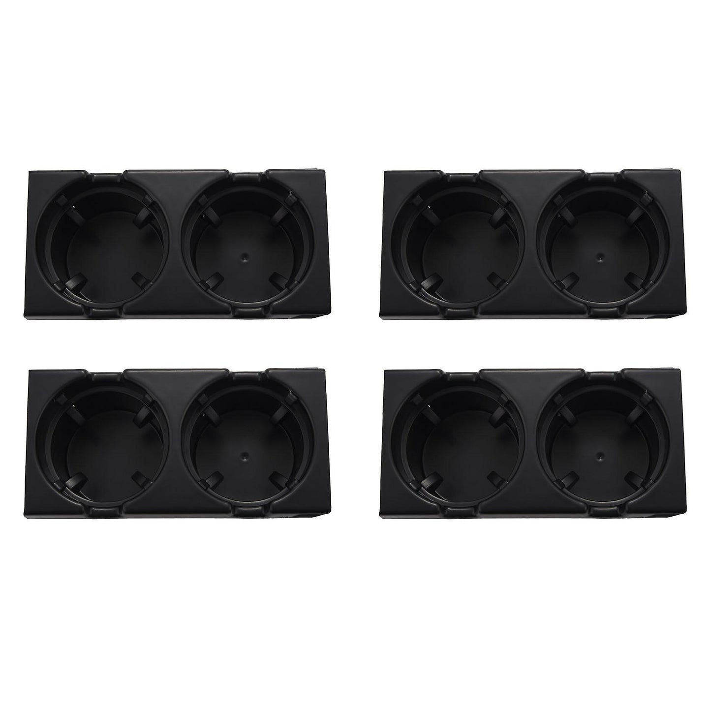 4x Car Center Console Water Cup Holder Beverage Bottle Holder Black