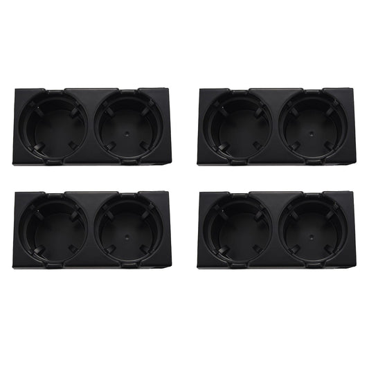 4x Car Center Console Water Cup Holder Beverage Bottle Holder Black