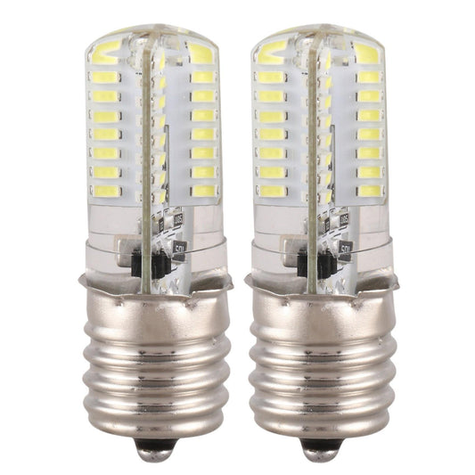 2x E17 Socket 5w 64 Led Lamp Bulb 3014 Smd Light White Ac 110v-220v