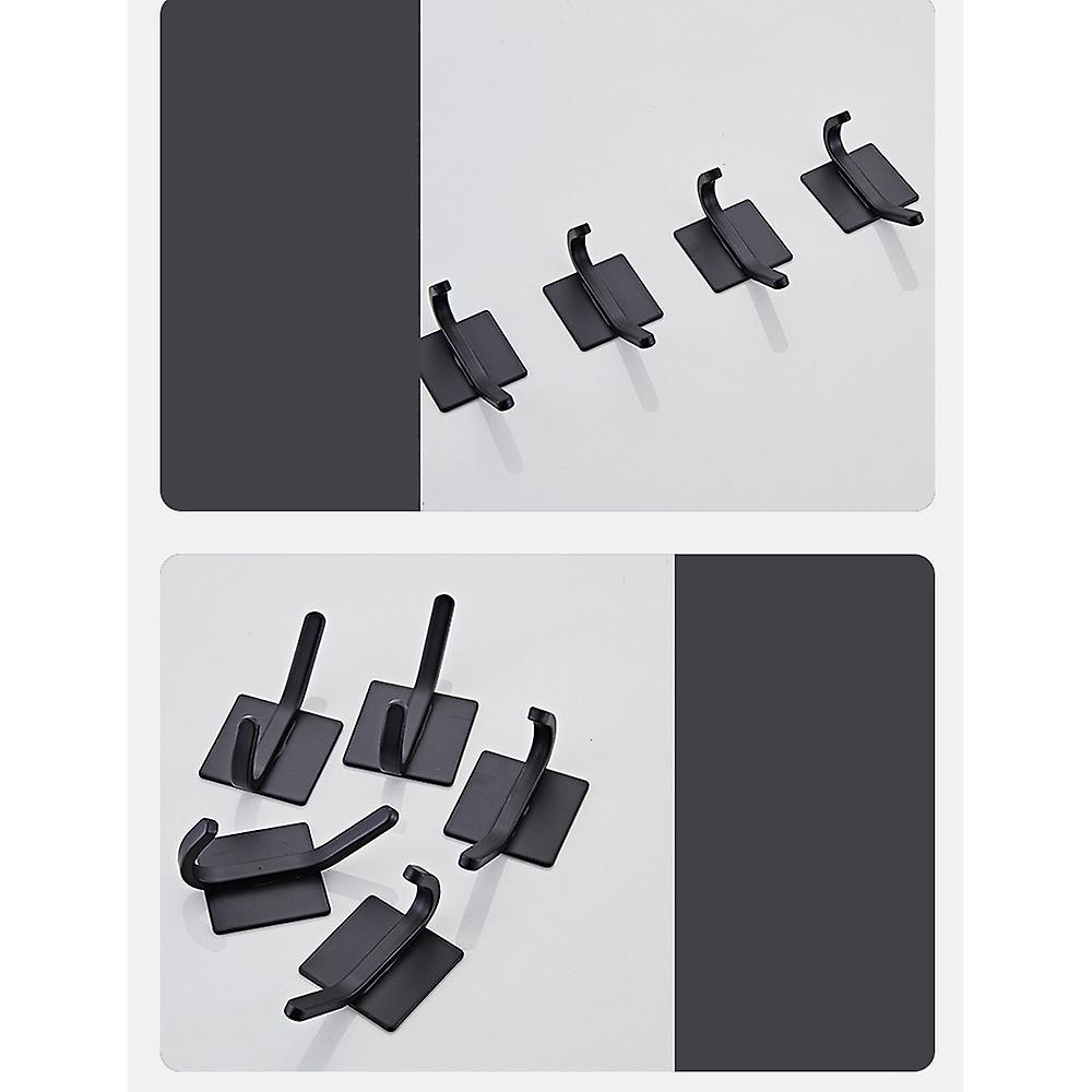 Towel Hook / Adhesive Hook - 4 Piece Set, Waterproof Aluminum Alloy