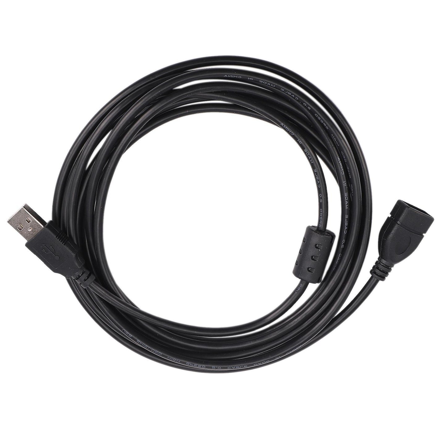 Usb Data Cable 2.0 A Male to A Female for Computer 5 M Black