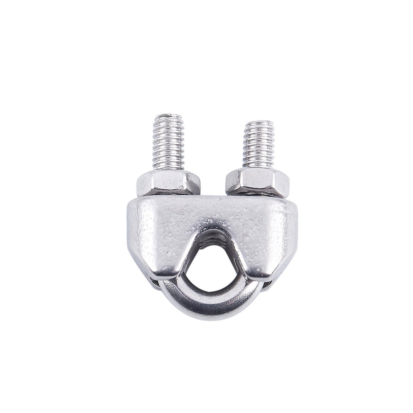 4pcs Stainless Steel Cable Clip Saddle for 5/32 Inch 4mm Wire Ropes