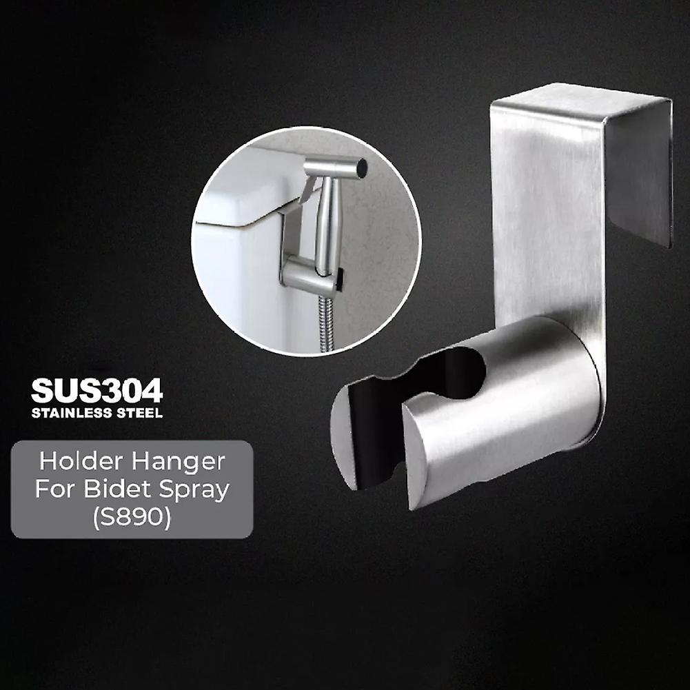 Sprayer Holder, Steel Holder for Toilet Bidet Sprayer Brushed Nickel