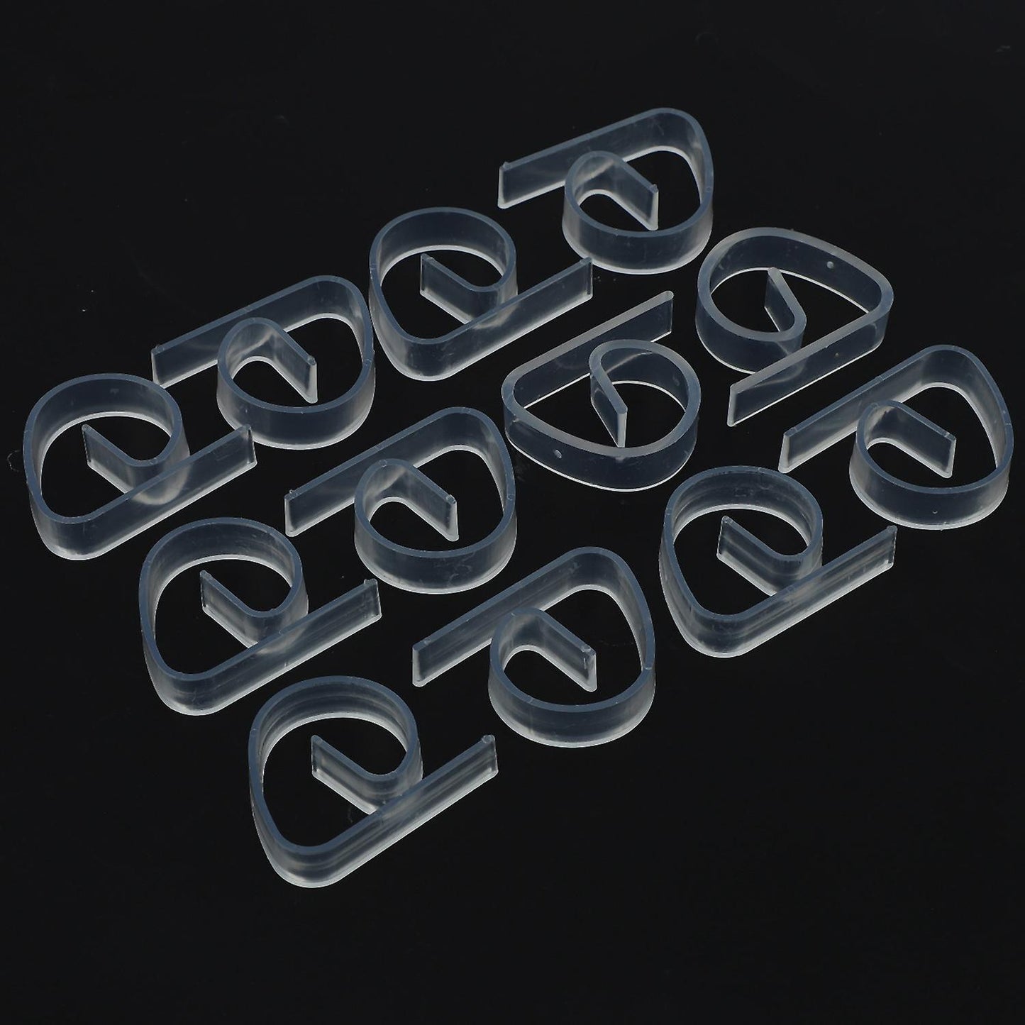 12pcs Picnic Home Plastic Transparent Tablecloth Tablecloth Clip