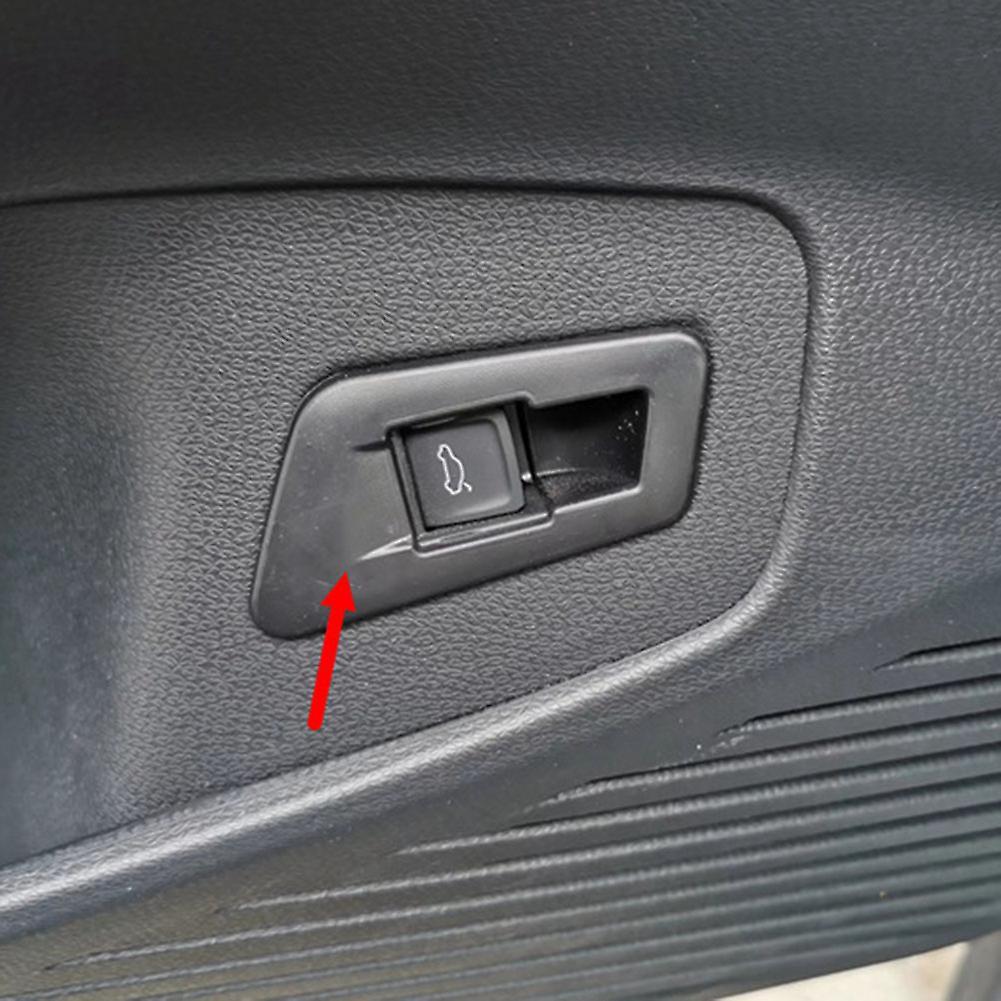Carbon Fiber Car Tailgate Switch Trunk Control Button Cover
