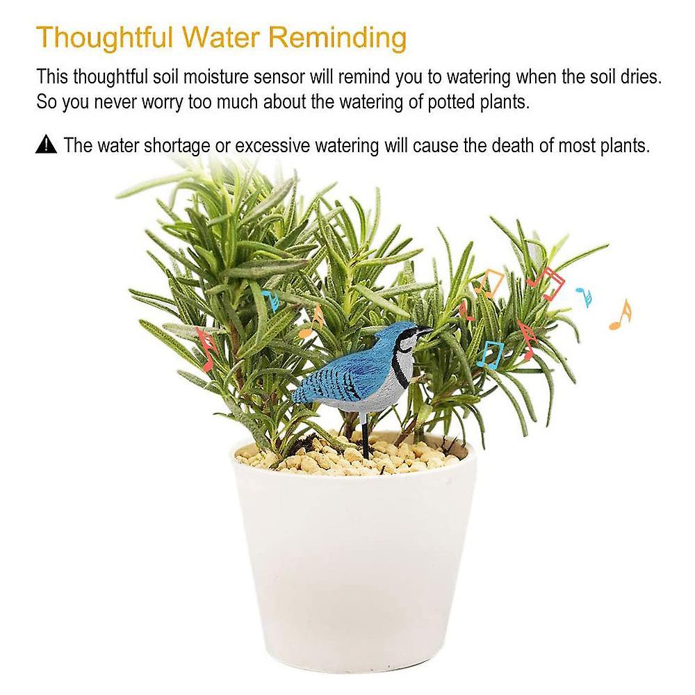 Watering Alarm Plant Soil Tester for Planter Water Reminder (blue)