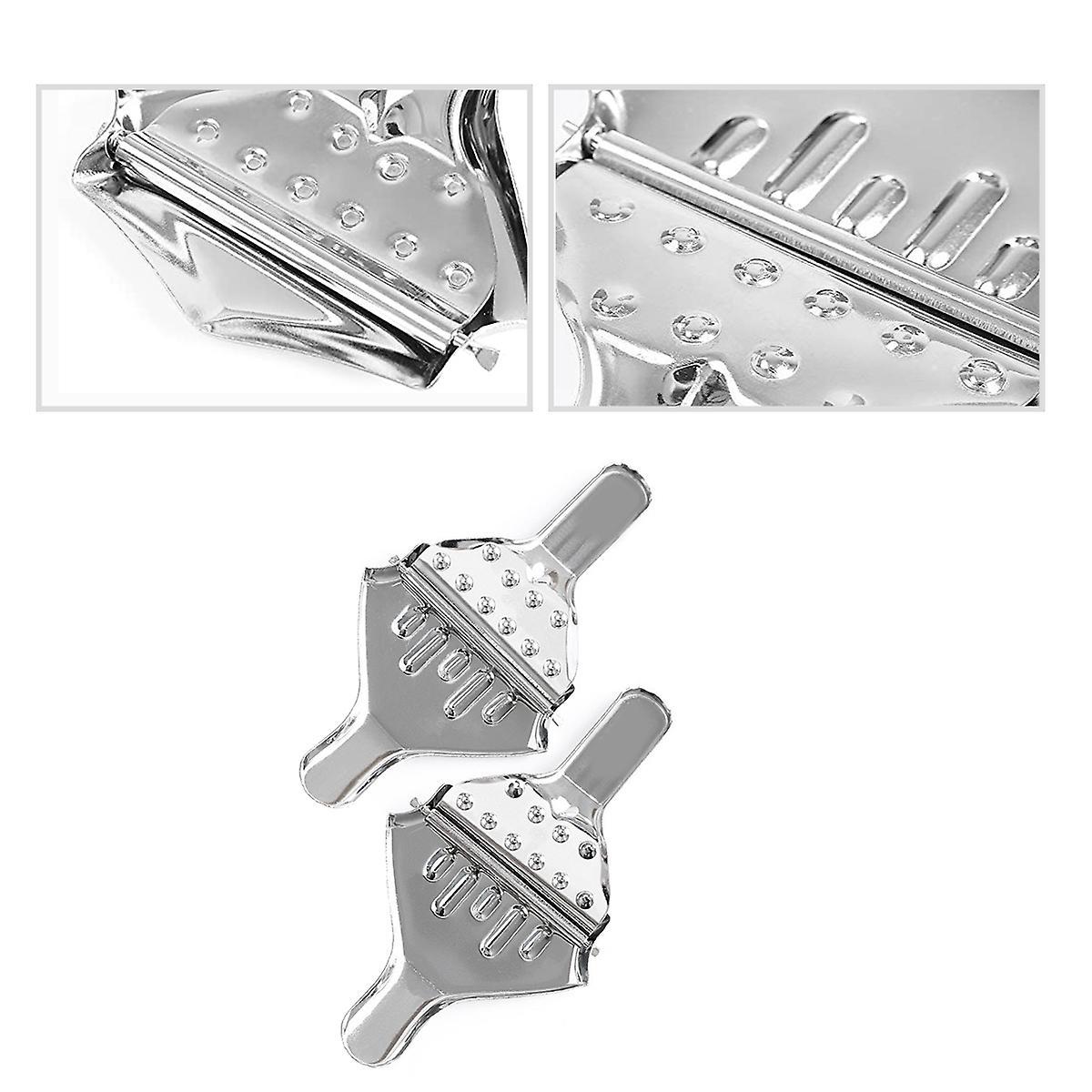 Stainless Steel Lemon Wedge Squeezer, Manual Lemon Clamp, 4 Pieces