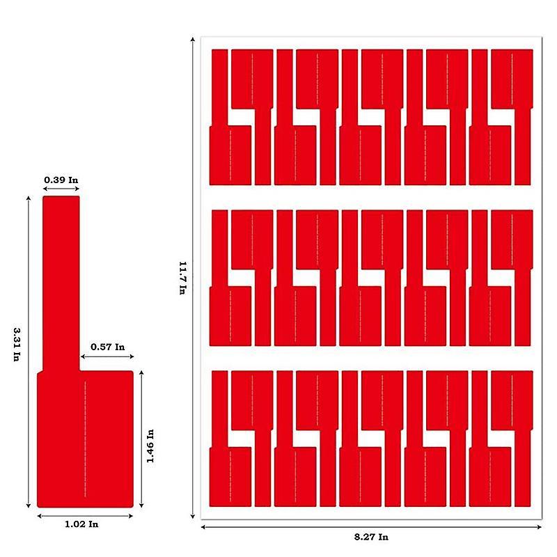 480pcs Cable Labels Colorful Waterproof Stickers Identification