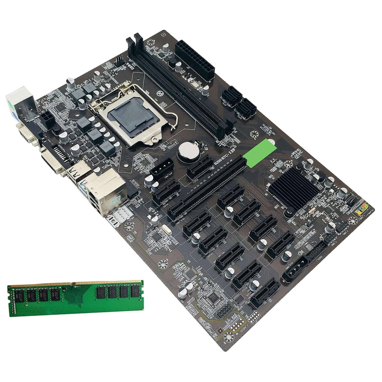 Btc Mining Motherboard with Ddr4 4gb Ram Lga1151 for Btc Miner Mining