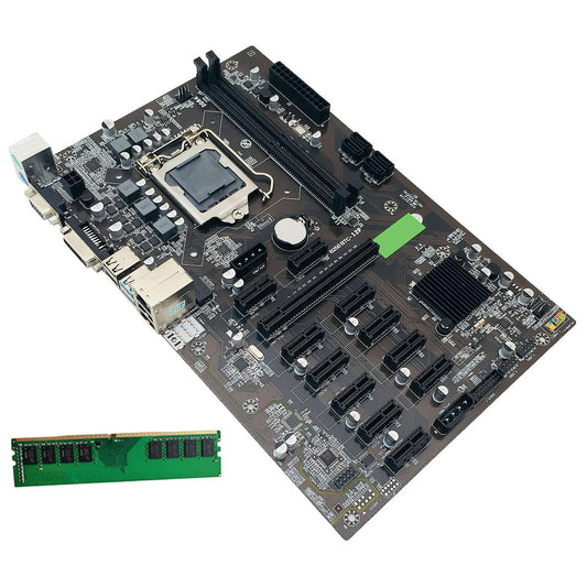 Btc Mining Motherboard with Ddr4 4gb Ram Lga1151 for Btc Miner Mining