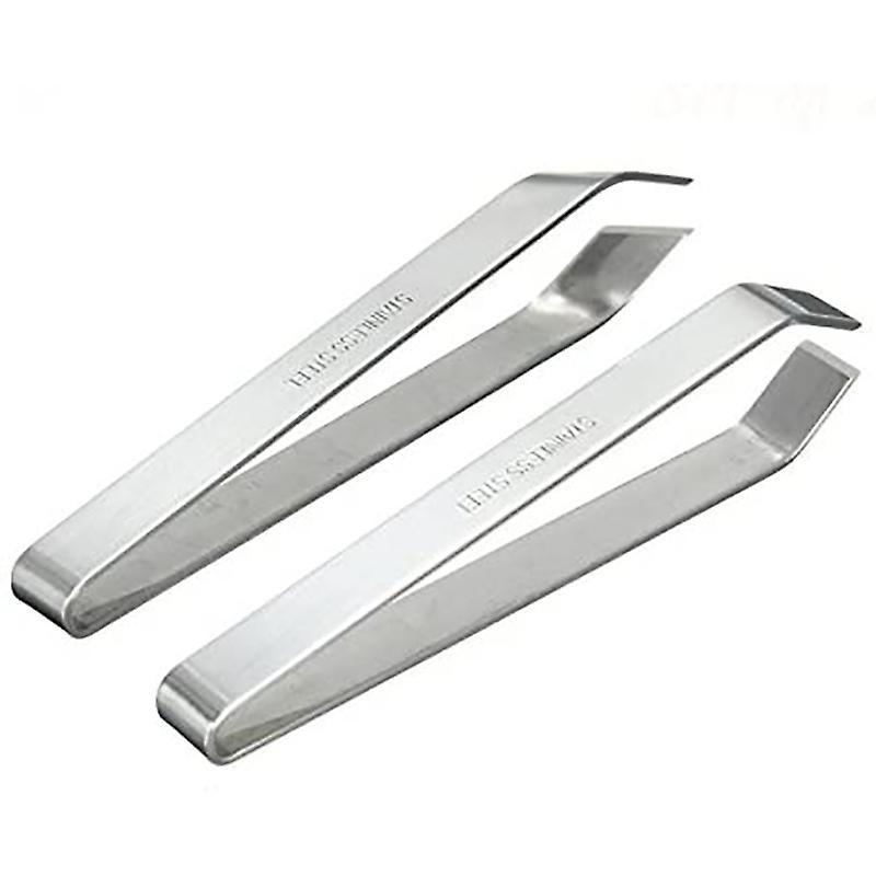 (2pcs) Fish Bone Stainless Steel Professional Fish Tweezers