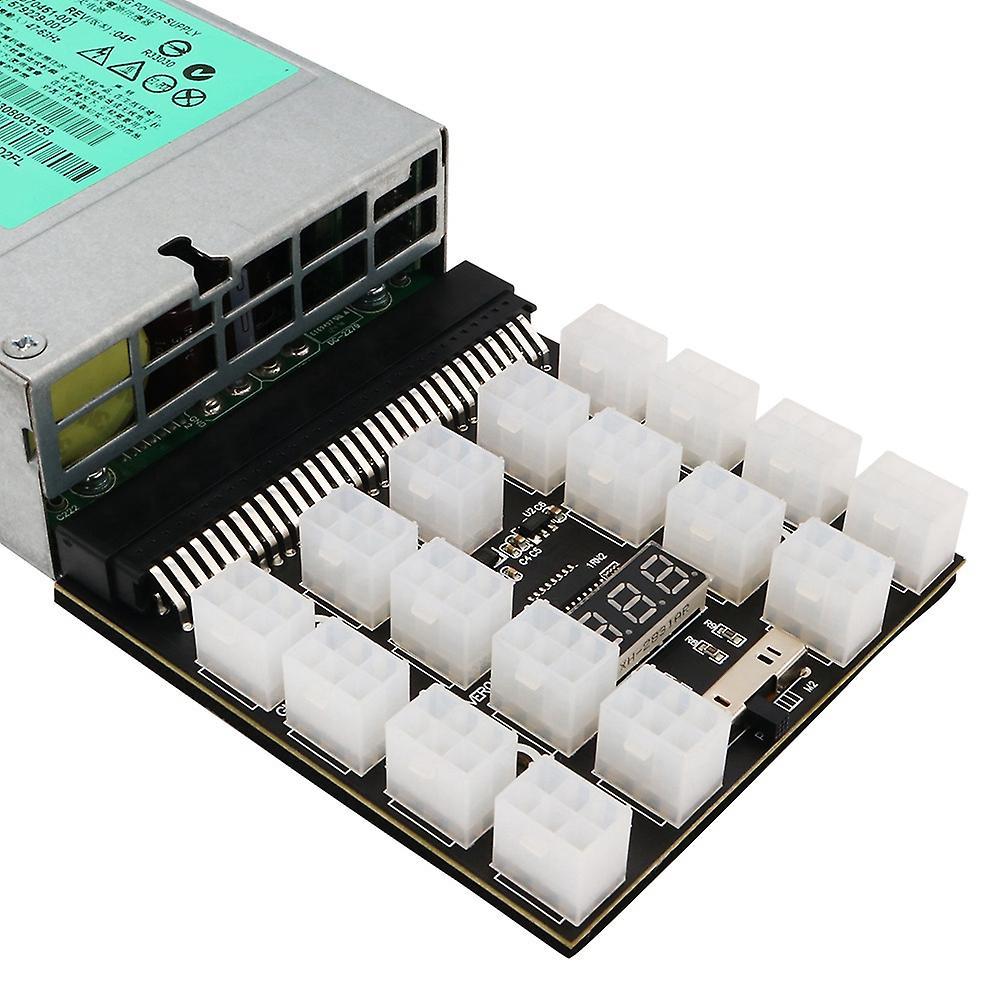 Server Power Conversion Board to 6pin Adapter Card 12v 17-port