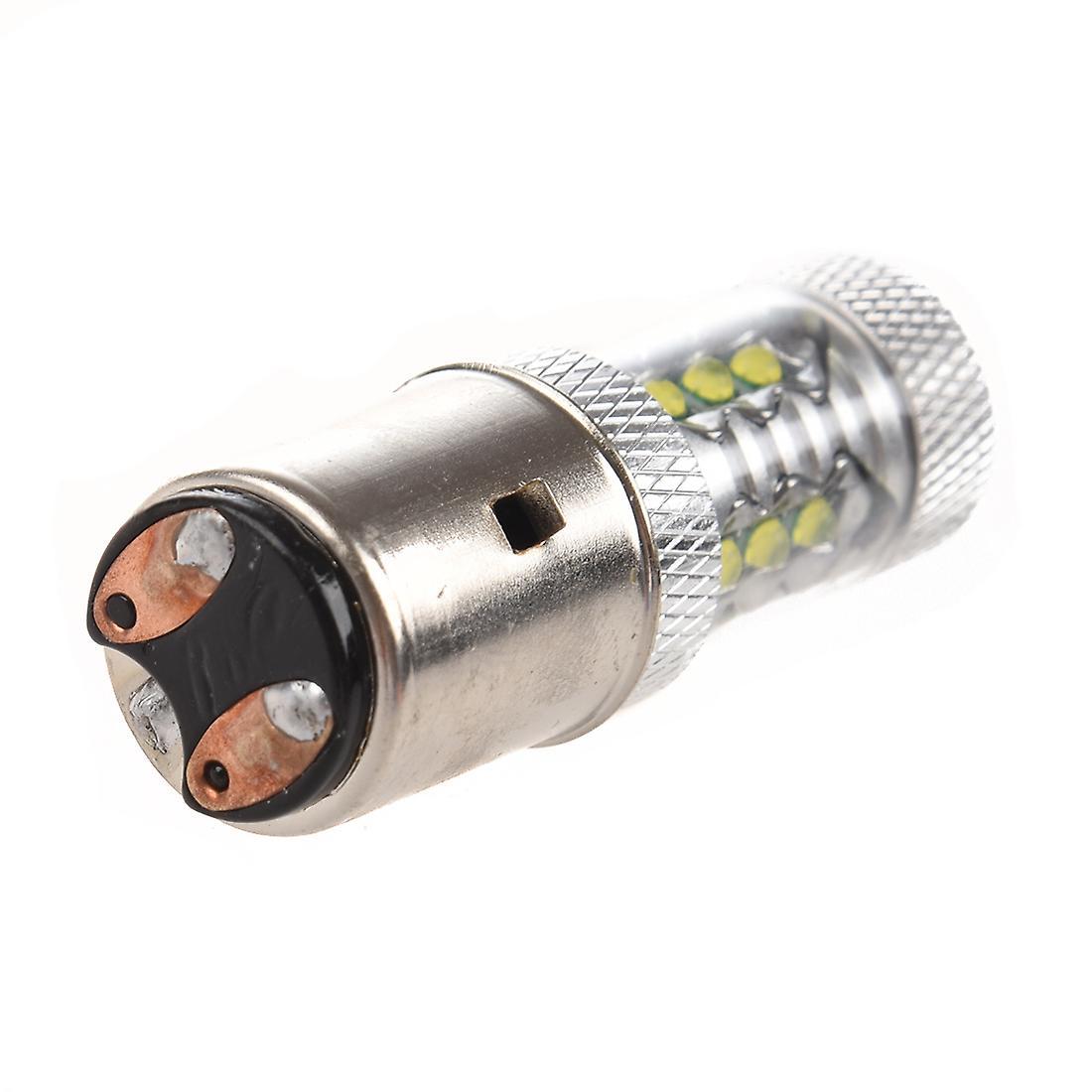 16 * 80w Led Motor Bike/moped/scooter/atv Headlight Bulb Ba20d H6