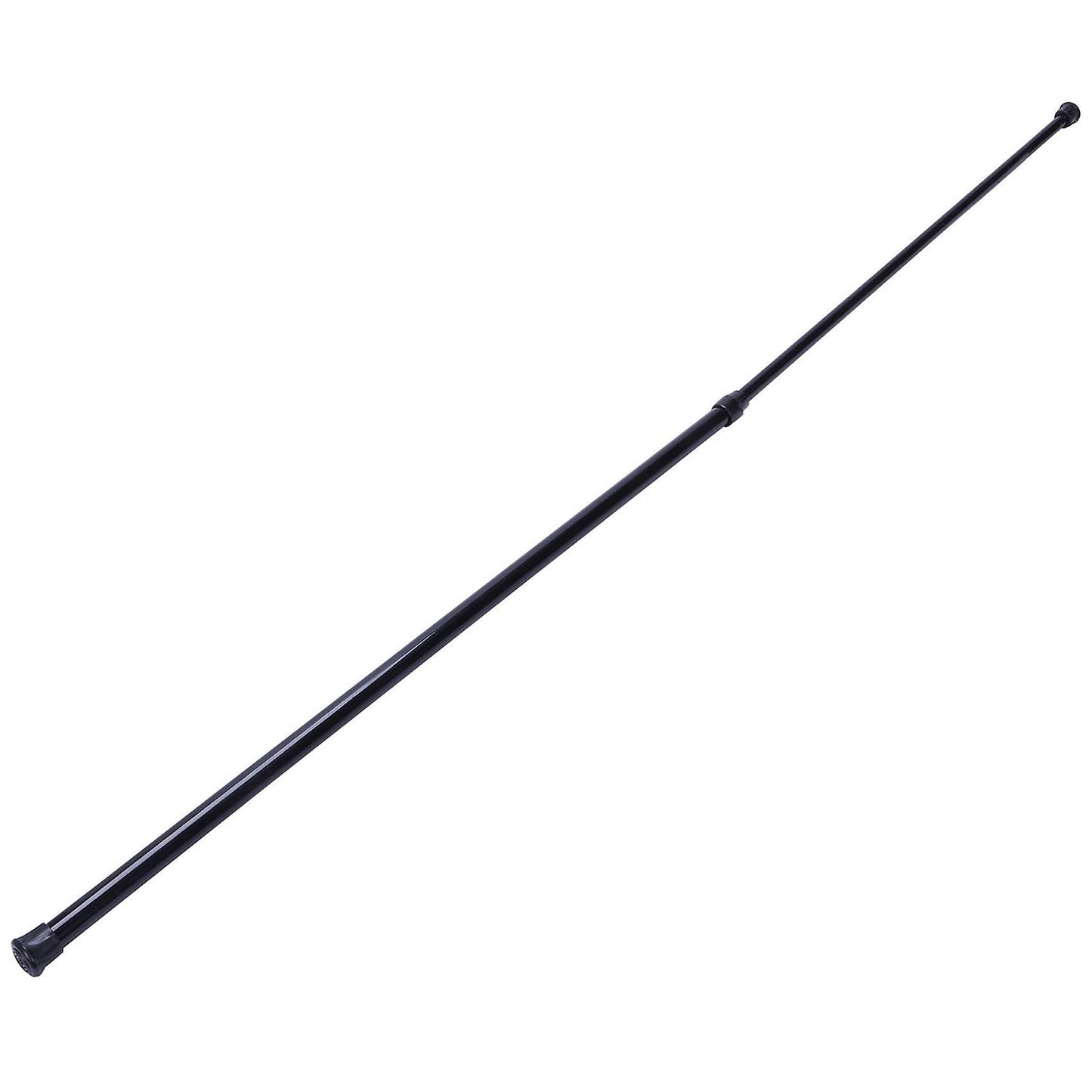 Telescopic Spring Tension Curtain Rail Pole Rods,55-90cm,black