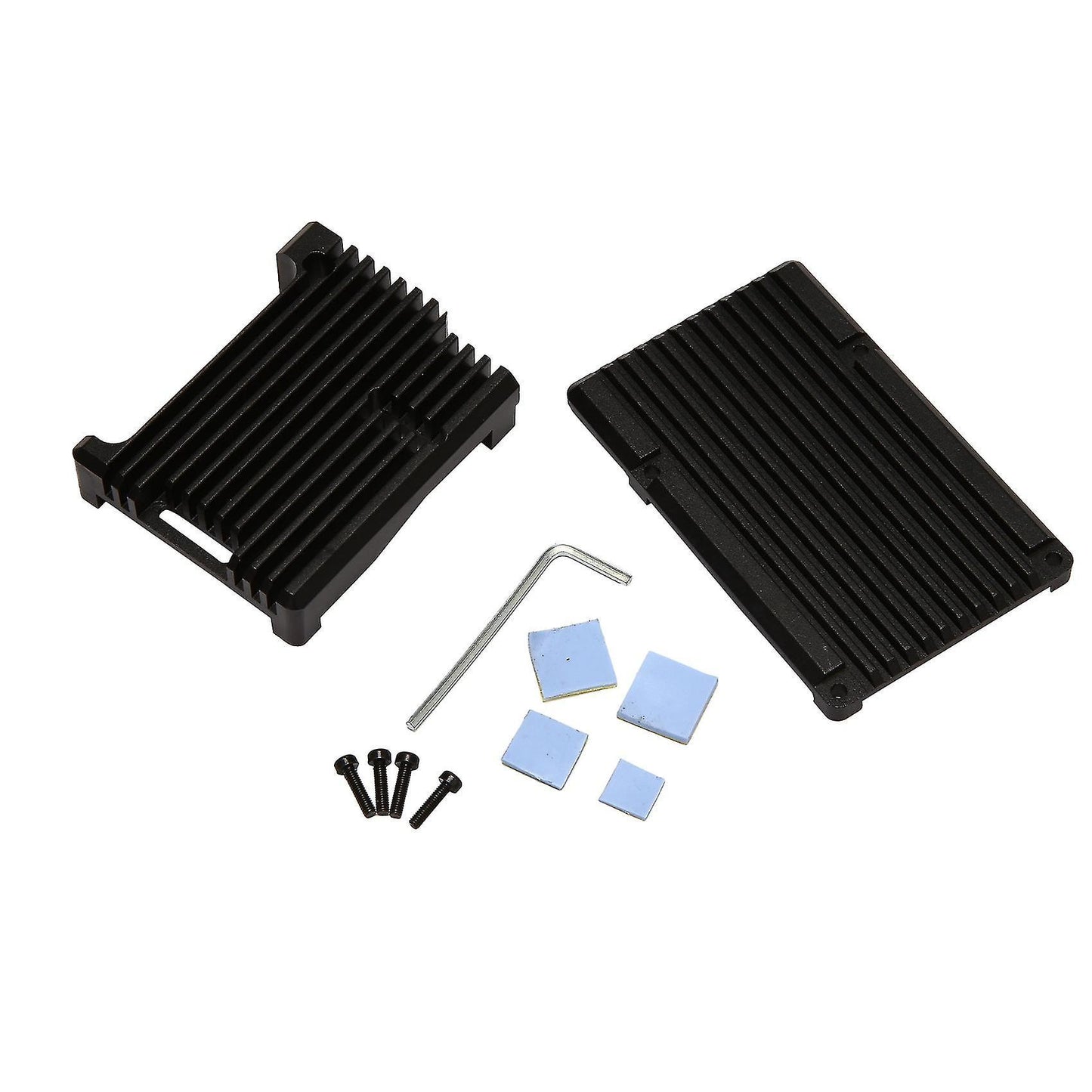 For Raspberry Pi 3 Aluminum Case without Dual Cooling Fan Metal Shell