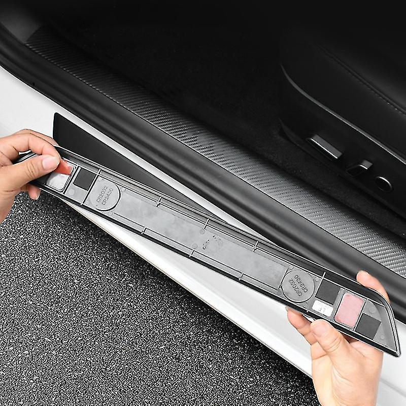 For Tesla Model 3 Auto Accessories Door Sill Protector Silver