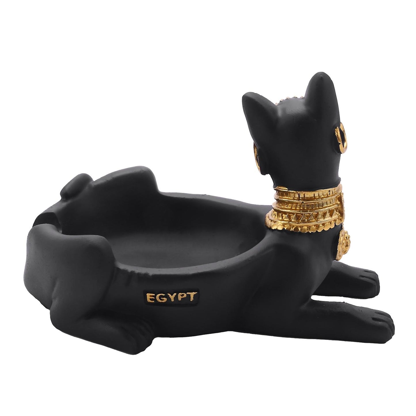 Cigarette Ashtray Ancient Egyptian Bastet Cat Goddess Statue