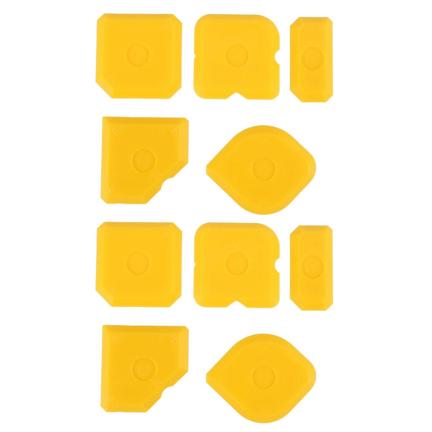 10pcs Scraper Tool Remover Silicone Joint Filler Smoothing Spatula