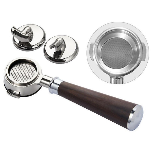 Coffee Machine Handle Stainless Steel 58mm E61 Universal , A Black