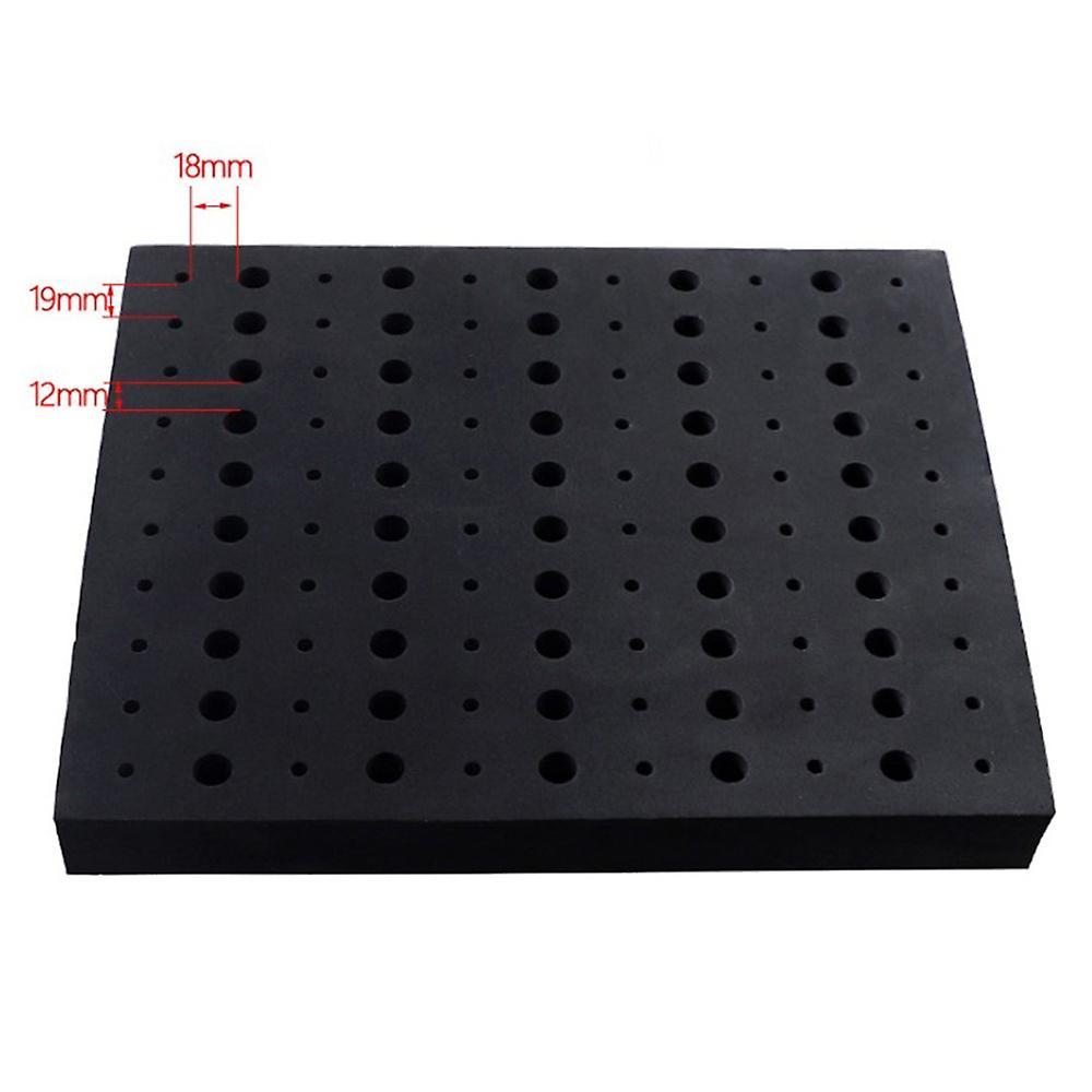 110 Holes Router Bit Tray Storage Holder for 1/4inch 1/2inch Shank