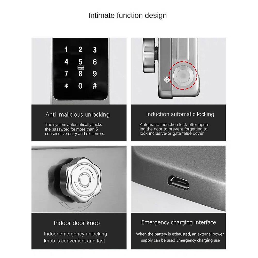 Bluetooth App Smart Lock Rfid Card Fingerprint Lock
