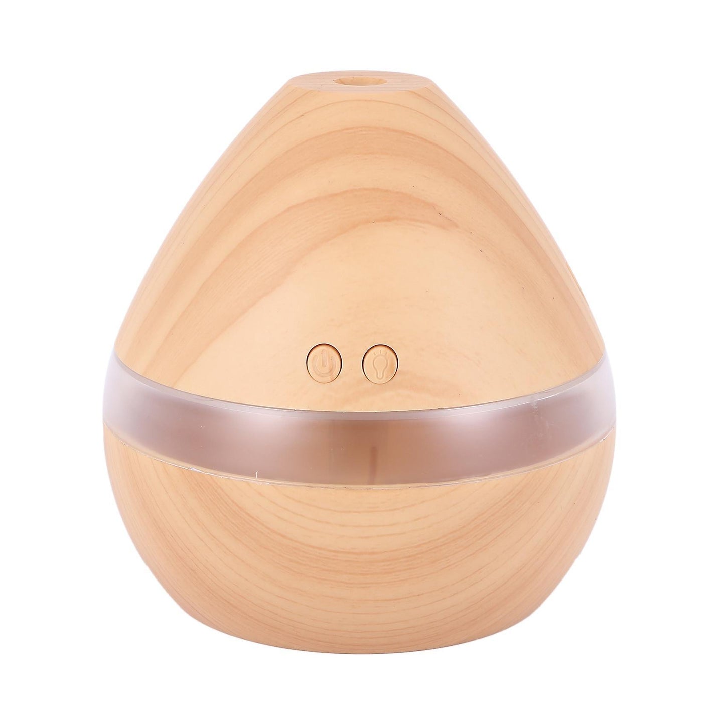 Aromatherapy Essential Oil Diffuser 300ml Wood Grain Light Color