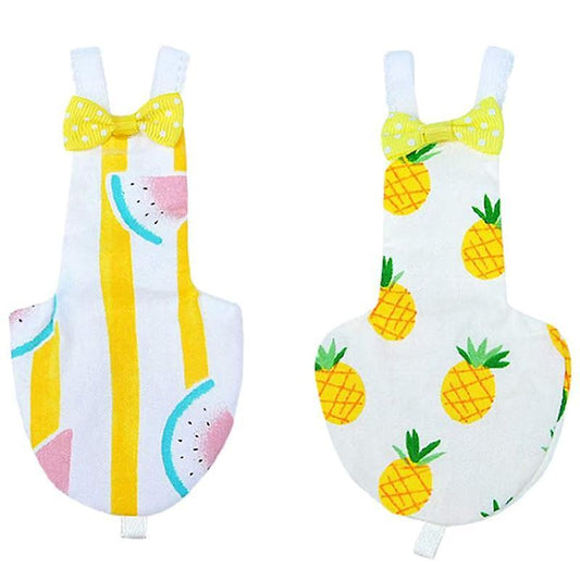 2pcs Bird Diaper Reusable for Parakeet Cockatiel African Macaw
