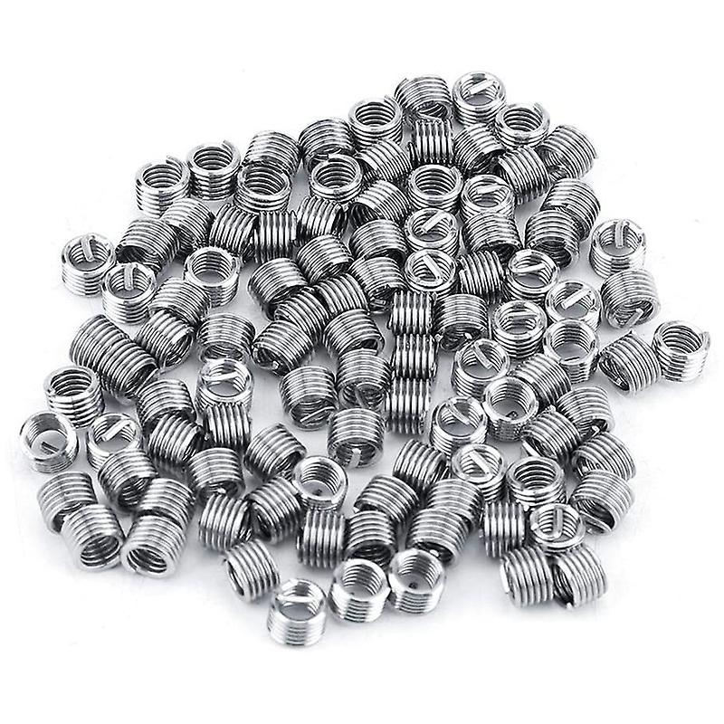 100pcs Wire Insert Thread, M4 Heli Coil Thread Repair Stainless Steel