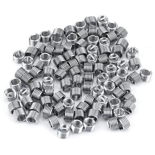 100pcs Wire Insert Thread, M4 Heli Coil Thread Repair Stainless Steel