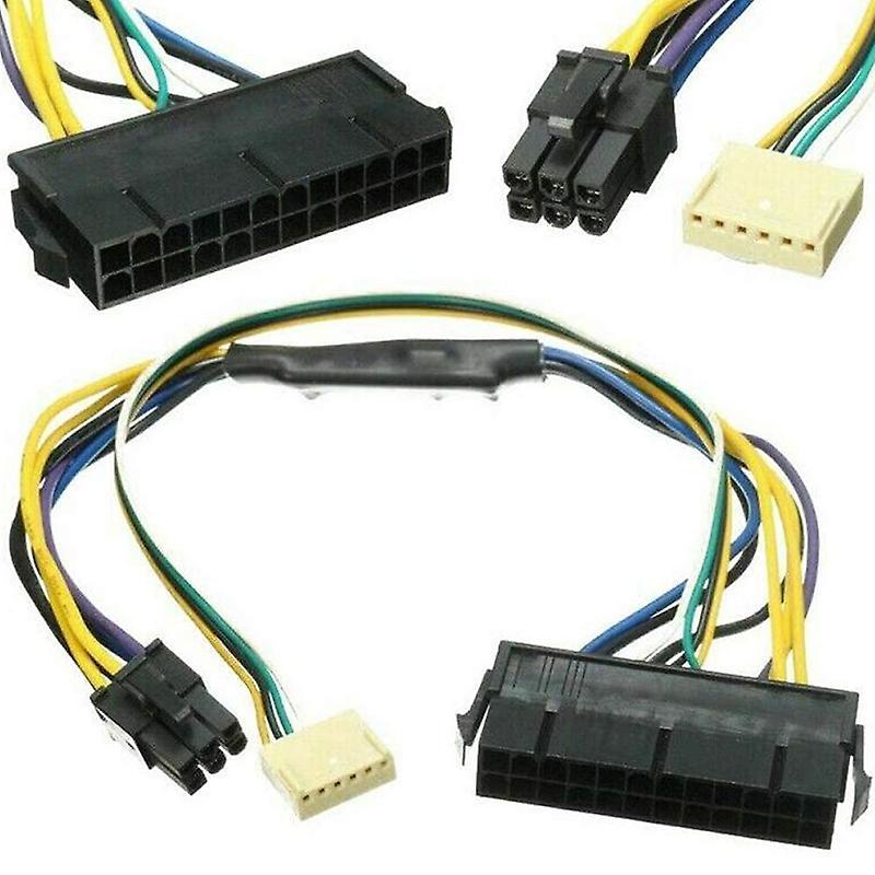 12 Inch Atx Main 24-pin to 6-pin Psu Power Adapter Cable for Hp Z240